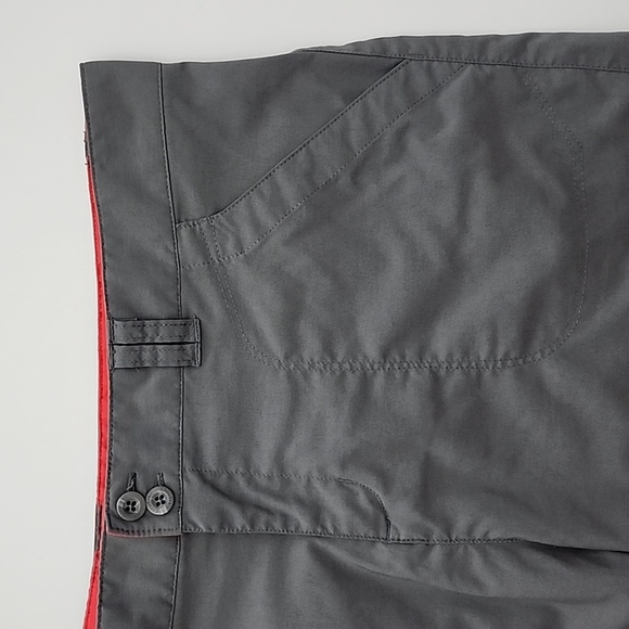 Cloudveil Men's Grey Stone Shorts Roll  Up Hem Hiking Travel Lightweight Size XL - Picture 7 of 15